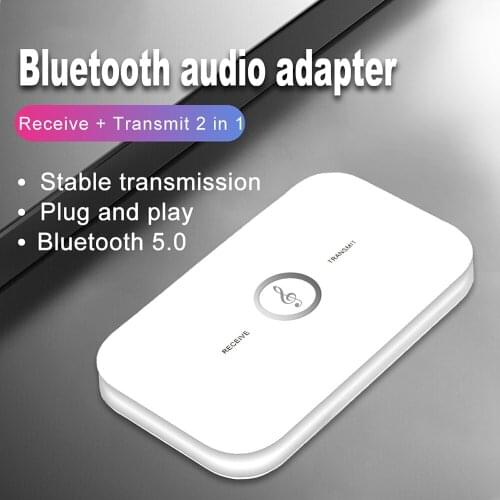 Upgrade B6 Bluetooth 5.0 Transmitter Receiver Wireless Audio Adapter For PC TV Headphone Car 3.5mm 3.5 AUX Music Receiver Sender