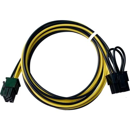 PCIe 6pin to 8pin(6+2) Male to Male PCI-E Power Cable for GPU Power Supply Breakout Board Adapter for Ethereum Mining