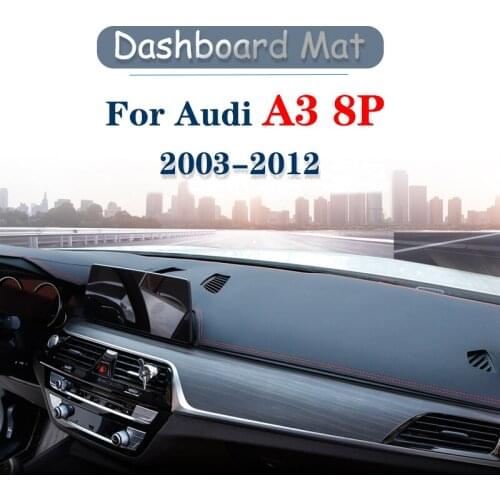 For Audi A3 8P 2003~2012 Anti-Slip Mat Dashboard Cover Pad Sunshade Dashmat Protect Car Carpet Accessories S-line 2004 2006 2011