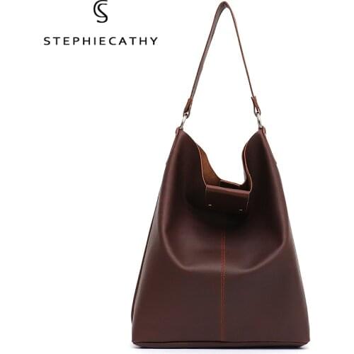 SC Large Italian Leather Tote For Women Casual Vintage Shoulder Bag Female Design Genuine Leather Hobo Crossbody Handbags Travel