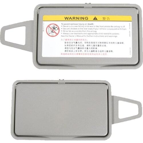 Gray Car Sun Visor Shade Makeup Cosmetic Mirror Cover for Mercedes Benz E-Class W211 2003-2008