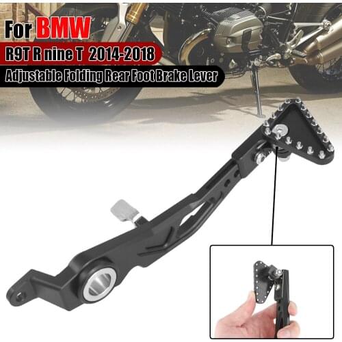 For BMW R nine T R9T Scrambler 2015-2019 Urban G/S 2016-2019 Motorcycle CNC Adjustable Folding Brake Lever Rear Foot Brake Pedal