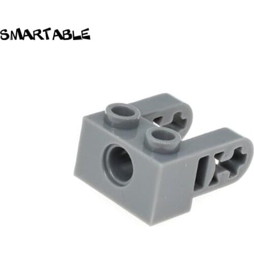 Smartable MOC Brick 1x2 With Double Thin Hole Arm Parts Building Block Toys For Kids Compatible technic 85943 20pcs/set