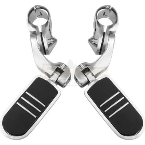 Motorcycle Universal 32mm Adjustable Highway Footrest For Honda Kawasaki Suzuki Yamaha Harley