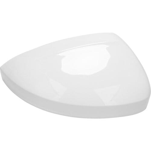 White Driver Side Wing Mirror Rear View Mirror Cover Mirror Shell Cap Housing for Tiguan 2017 2018