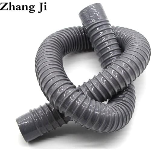 ZhangJi Anti-winding 80cm Universal Bathroom Drain Hose Efficient Plastic Pipe Drain Plumbing Flexible Shower Hose