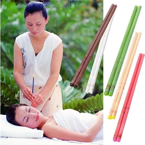 10pcs Ear Candles Treatment Therapy Fragrance Candling Healthy Care Ear Treatment Ear Wax Removal Cleaner Ear Coning