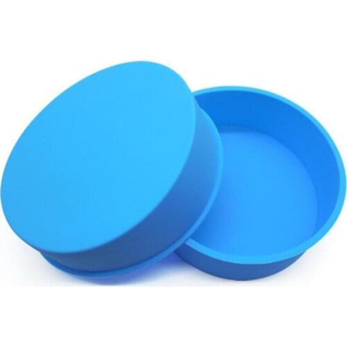 4 Inch Silicone Cake Mold Round Shape Silicone Bread Pan Cake Mold Tray Muffin Cupcake Baking Pans Pastry Tools