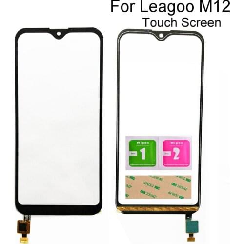 5.7'' Touch Screen Front glass For Leagoo M12 Touch Screen Digitizer Lens Sensor Touch Panel Tools 3M Glue