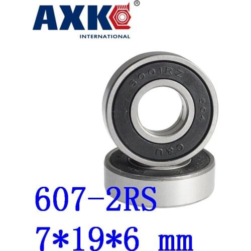 50pcs/lot Factory Direct Sale 607 2rs 607-2rs 607rs R1970 180017 7*19*6 Mm High Quality Miniature Deep Groove Ball Bearing