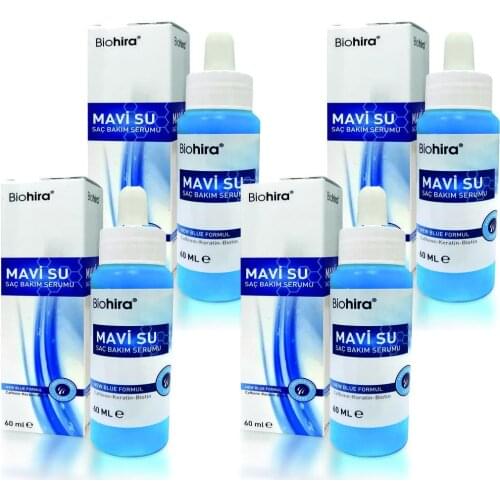 Biohira Blue Water Hair Care Serum 60 ml hair extension serum hair remover blue water