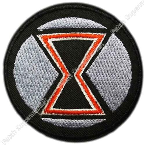 Black Widow Logo Infinity War Movie Embroidered Emblem applique iron on patch