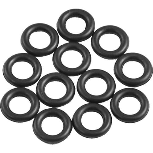 Black 9MM X 2.0mm Rubber Seals Oil Seal O Rings 12 PCS