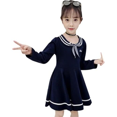 Girl Dresses Big Bow Girls' Dresses Patchwork Children Party Dresses Spring Autumn Clothes Girl 6 8 10 12 14