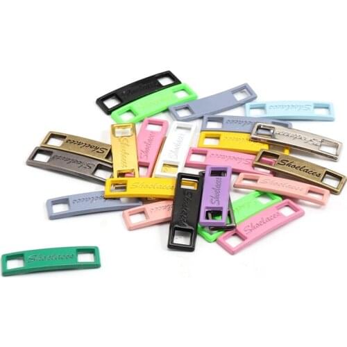 DIY Shoelaces buckle Shoes Decorations Sneaker Kits Metal Lace Buckle Stylish and suitable for all kinds of flat Round shoelace