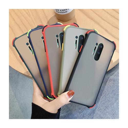 For OnePlus 8T Case Hard PC Transparent shockproof protective Back Cover case for oneplus Nord N10 N100 one plus 8 pro 8T 1+8T