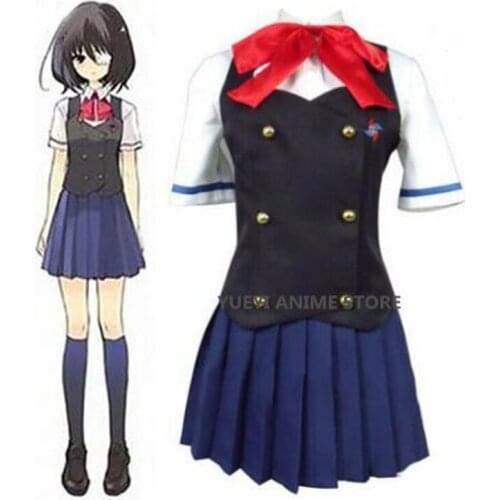 Another Misaki Mei Akazawa Izumi costume anime cosplay girls japanese school uniform skirt customized any size