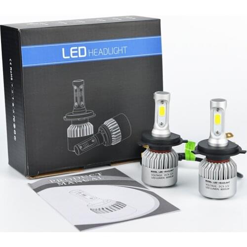 LDDCZENGHUITEC Car LED Headlights Bulbs H4/H7/H11/H13/9005/9006 Hi-Lo Beam Car Led Headlights 8000LM 6500K Auto Led Headlamp 12v
