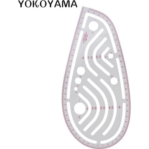 YOKOYAMA The Cage Cuff Ruler Sewing Machine Parts Sewing Tool Parts Ruler Variable Ruler Sewing Home DIY Manual Supplies