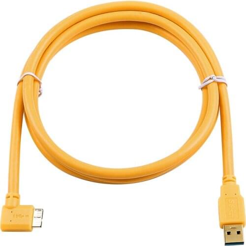 Suitable for Canon 5d4 1DX2 camera connected to computer USB3.0 data cable elbow high-speed online shooting cable
