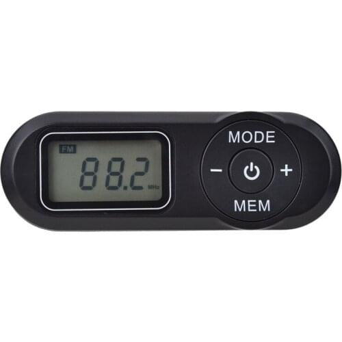 Mini Portable FM Radio, Pocket Radio Receiver with Earphone FM Bass Stereo Radio For Walking Running Jogging