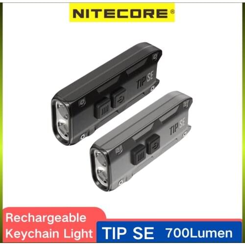 Original NITECORE TIPSE Keychain Light Rechargeable 700Lumens With P8 LED Super Bright Protable Flashlight For Outdoor Lighting