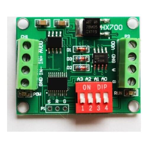 New 1PC Load Cell Dedicated AD Module Force Measurement Module 24-bit A/D Conversion 485 Communication