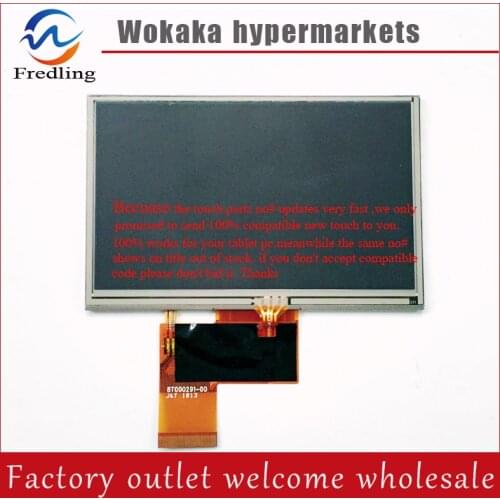 New 5 inch LCD Display + touch screen Digitizer Assembly For Explay PN-975 GPS Free shipping