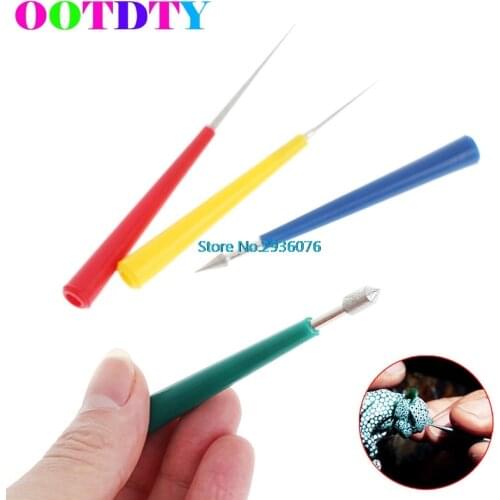 OOTDTY 4pcs/lot Jewelry Reamer Files Diamond Dust coated Pearl Bead Reamer Set Beading Hole Reamer Jewelry Woodworking APR25_30