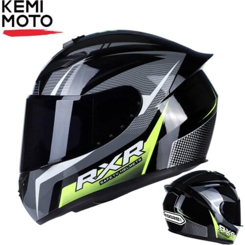 Full Face Helmets Motorcycle Helmet Racing Motocross Moto Helmets Flip Up Moto Black Adult Motorbike
