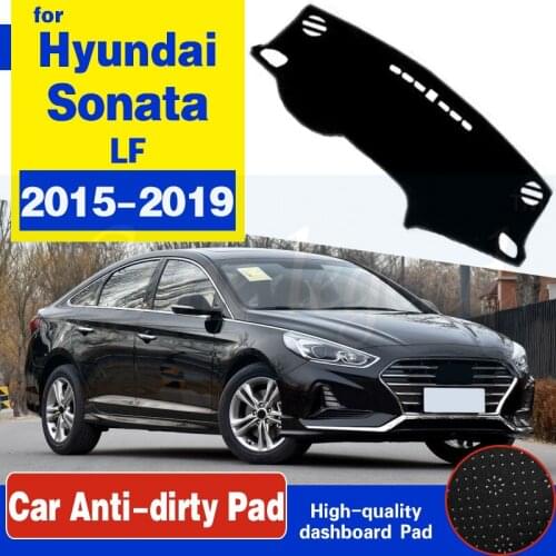 For Hyundai Sonata 2015 2016 2017 2018 2019 LF Anti-Slip Mat Dashboard Cover Pad Sunshade Dashmat Protect Carpet Car Accessories