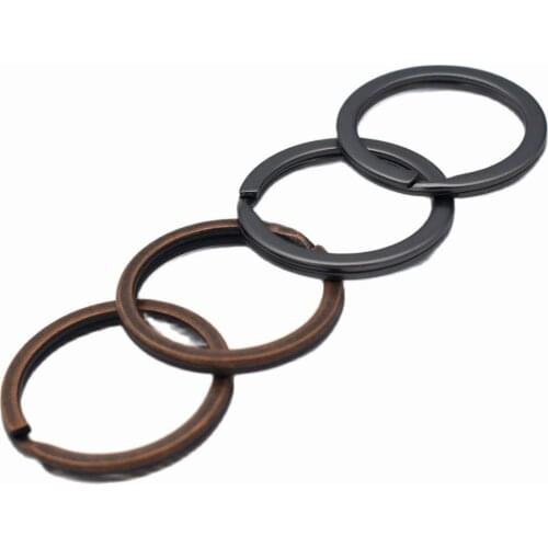 28mm Split Ring Key Chain Ring Jewelry Charm Clasp Supplies Metal Key Ring Pendant Key Fob Hardware - 20pcs