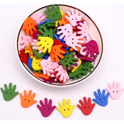 Mix Palm With Adhesive Sticker Wood Carving Handicrafts Refrigerator Wall Decoration DIY Wedding Party Clothing Supplies