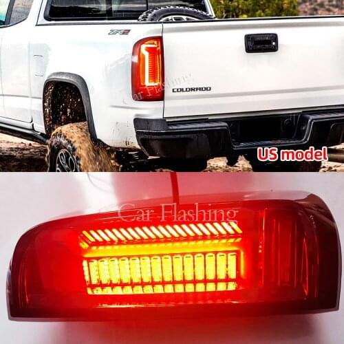Tail Lights LED Tail Lamp DRL Signal Brake Reverse Auto Accessories For Chevrolet Colorado Chevy 2016 2017 2018 2019 2020 2021