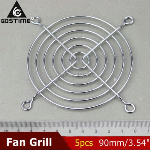 5Pieces LOT 3d Printer Parts Makerbot Cooler Fan Cover Radiating Protective Cover Net Filter Guard 90mm* 90mm