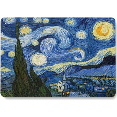 Case For MacBook Air 13 11 12 Retina 13.3 New Pro 15.4 16 inch Cover Van Gogh Starry Night Art Pattern shell XC0576