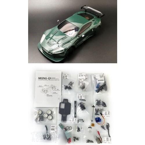 FTRC 1/28 MINID Drift Racing RC Remote Control Car Carbon Fiber Chassis KIT Outdoor Toys For Boys Gift AstonMartin THZH1120-SMT6