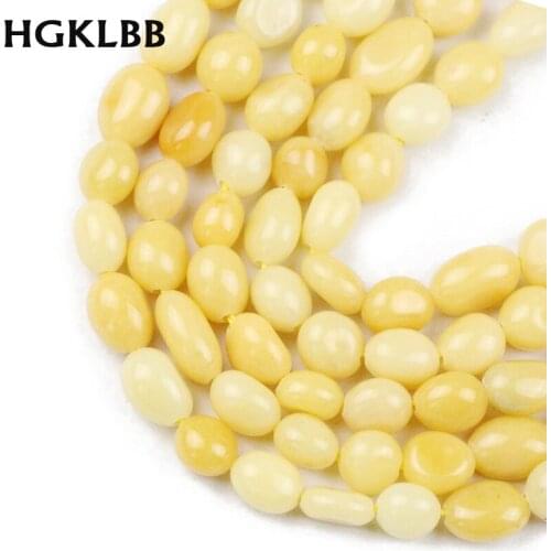 HGKLBB Irregular Natural Old yellow Stone beads Gravel loose Spacer beads for Jewelry making bracelet DIY Accessories Wholesale