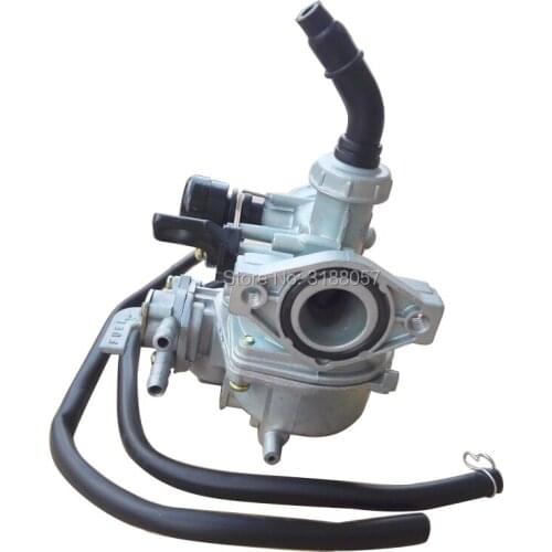 PZ19 Carburetor carb 19mm manuel choke with Dual Fuel Line Valve for HONDA ATC110 CT70 CT90 CT70H MOTORBIKE atv quad dirt bike