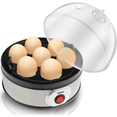 Mini Multifunctional Egg Cooker, Stainless Steel Egg Steamer, Automatic Power-off, Small Breakfast Machine For Household Use