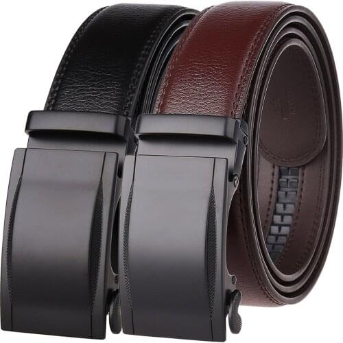 2021 Famous Brand Belt Men Top Quality Genuine Luxury Leather Belts for Men Strap Male Metal Automatic Buckle men belts
