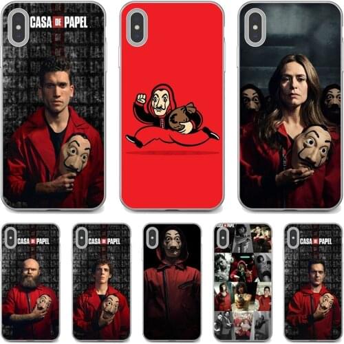 Money-Heist-House-Paper-TV-Show Soft TPU Case For Huawei Nova 2 2i 3 3i Y3 Y5 Y6 Y7 Y9 Prime 2015 2016 2017 2018 2019
