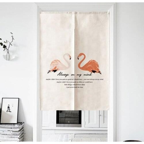 Nordic Minimalist Door Curtain Partition Curtain Living Room Modern Minimalist Decoration Bedroom Kitchen Curtain Noren