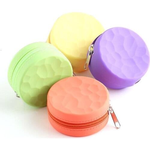 NEW Women Silicone Coin Purse Cartoon Round Wallet Headset Bag Samll Change Purse Wallet Pouch Bag for Kids Girl Gift 2019 #TYV