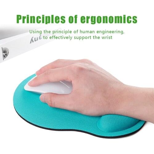 Solid Color Mouse Pad EVA Wristband Dropshipping Mouse Pad Gaming Mousepad Mice Mat Comfortable Mouse Pad Gamer For PC Laptop