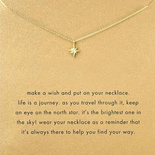 Minimal Eight-pointed Star Delicate Necklace Dainty Choker Festival Boho Necklaces Bridesmaid Gift Women Bohemian Jewelry Gift