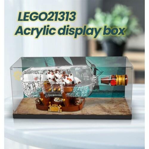 Display Case For Lego Clear Acrylic 21313 Ship in a Bottle Ideas Acrylic Clear Display Box Showcase (Lego Set not Included)