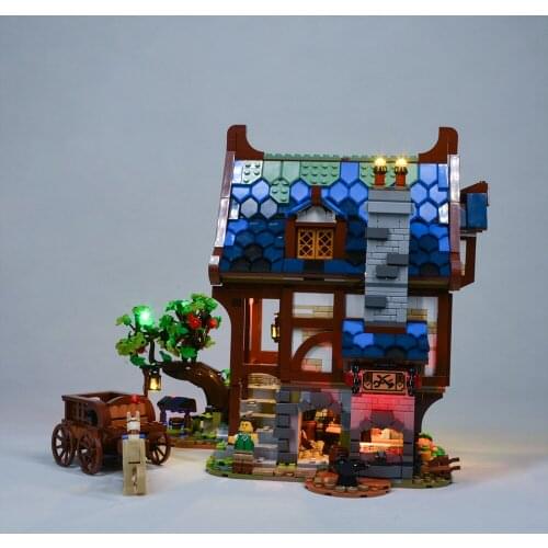 LED Light Set For 21325 Medieval Blacksmith Only Lighting Kit Not Include The Model
