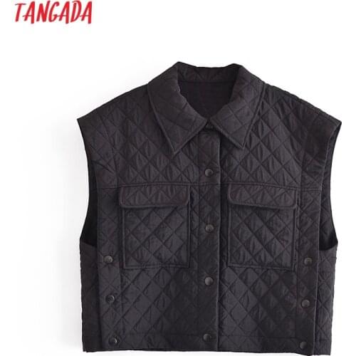 Женские осенние жилеты Tangada China At AliExpress