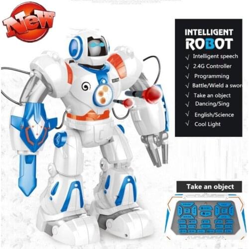 Intelligent Multi-functional Smart RC Robot Dancing and Musical RC Robot Electronic Toy Shooting Shots RC Battle Robot Toy Gift
